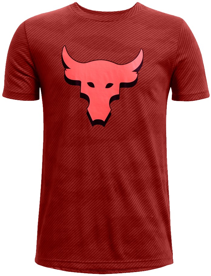 T-shirt Under Armour UA Project Rock Camo SS-RED