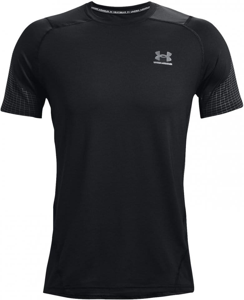 Tričko Under Armour UA HG Armour Fitted Nvlty SS-BLK