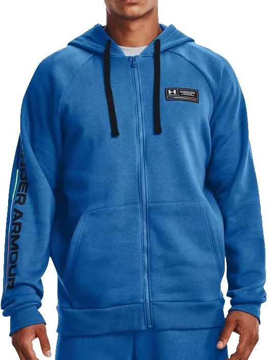 Sweatshirt com capuz Under Armour UA Rival Fleece Chroma FZ HD-BLU