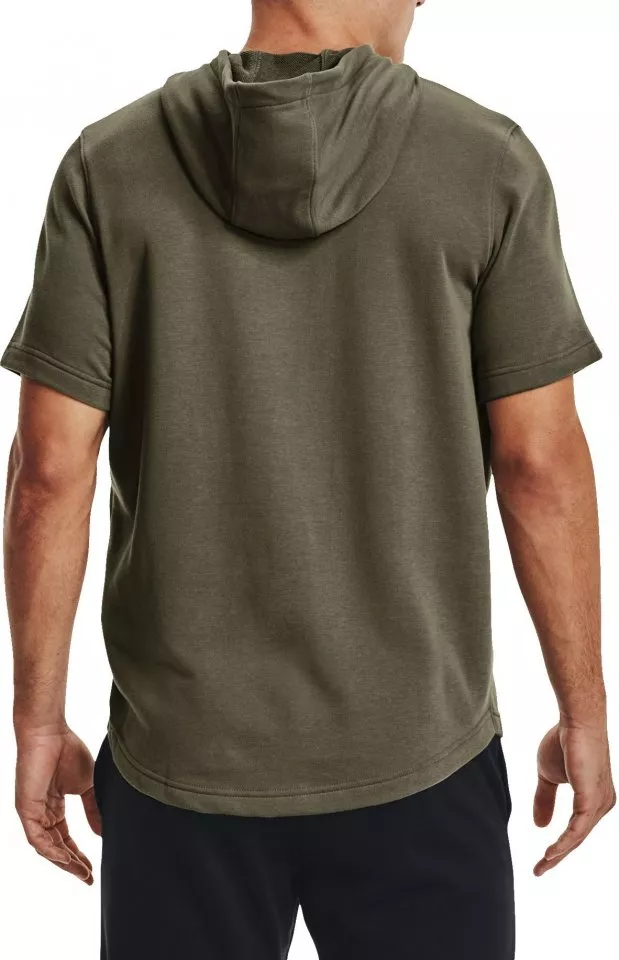 Sudadera con capucha Under Armour UA Rival Terry LC SS HD-GRN