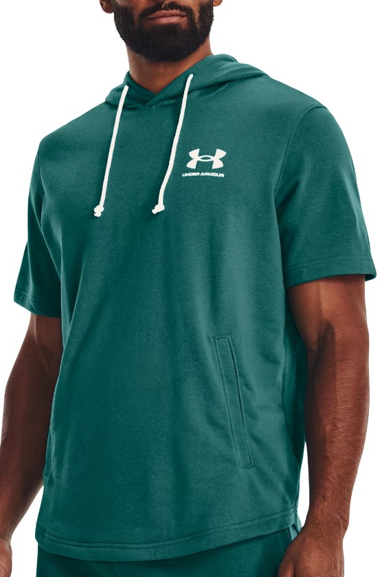 Under Armour UA Rival Terry LC SS HD-GRN Kapucnis melegítő felsők