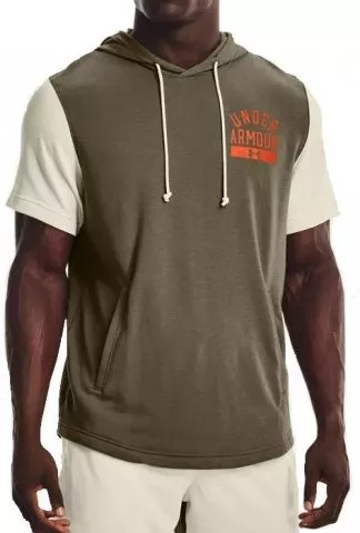 Under Armour UA Rival Terry CB SS Hoodie-GRN Kapucnis melegítő felsők