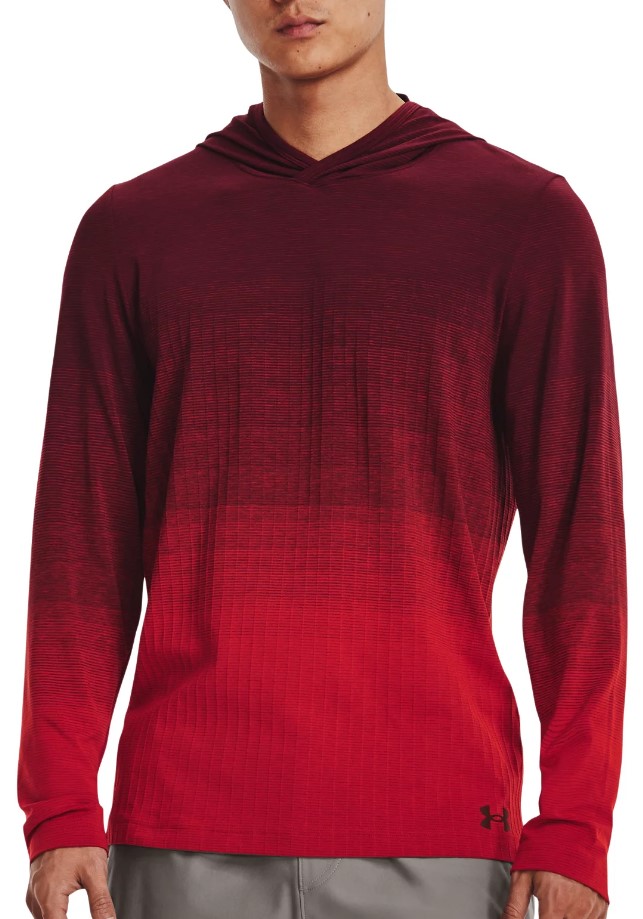 Sweatshirt met capuchon Under Armour UA Seamless LUX Hoodie-RED