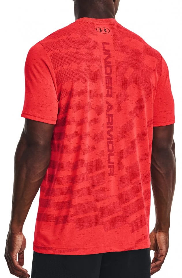 T-shirt Under Armour UA Seamless Radial SS-RED