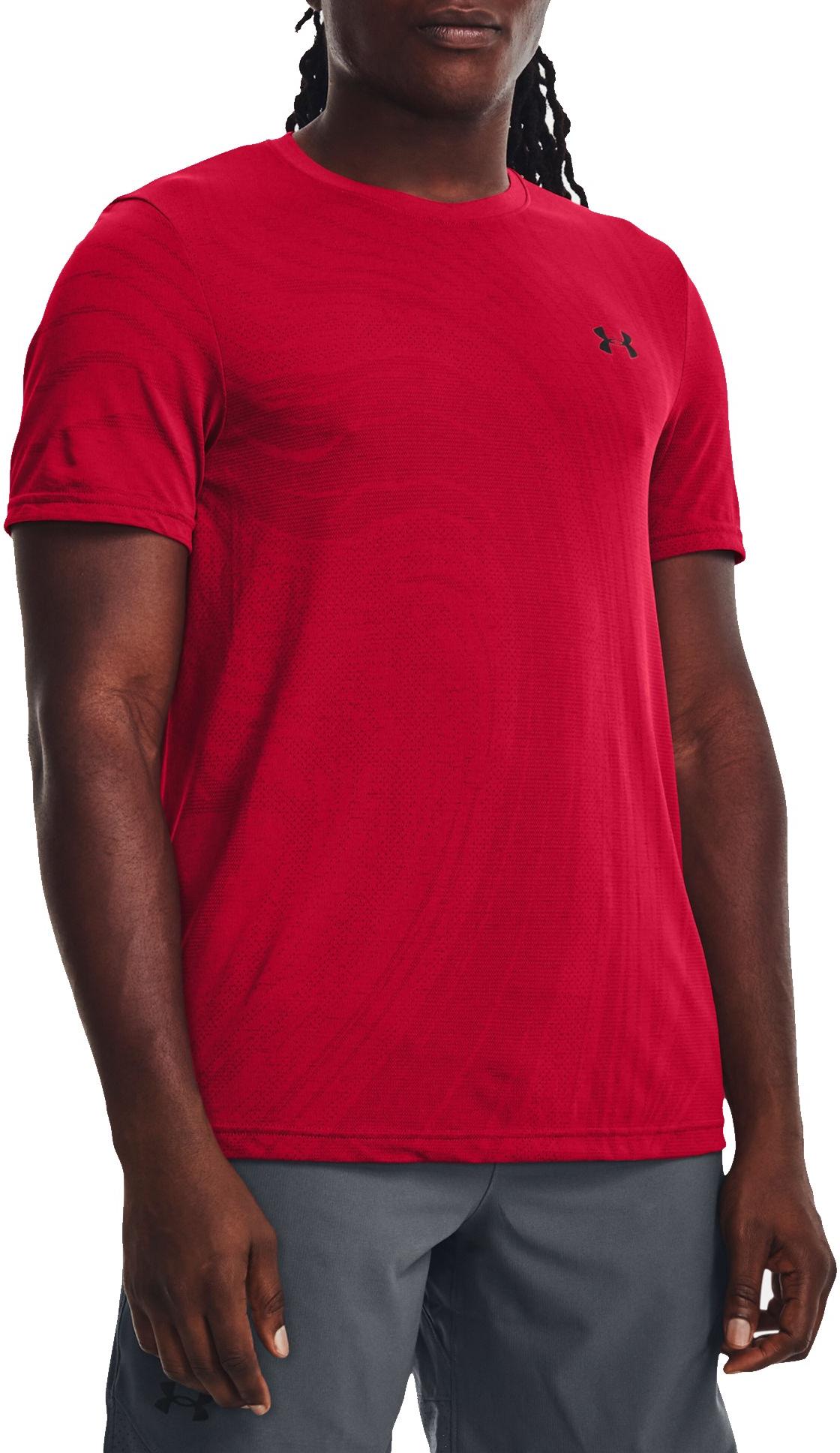 Camiseta Armour UA Seamless Surge SS-RED - Top4Fitness.es