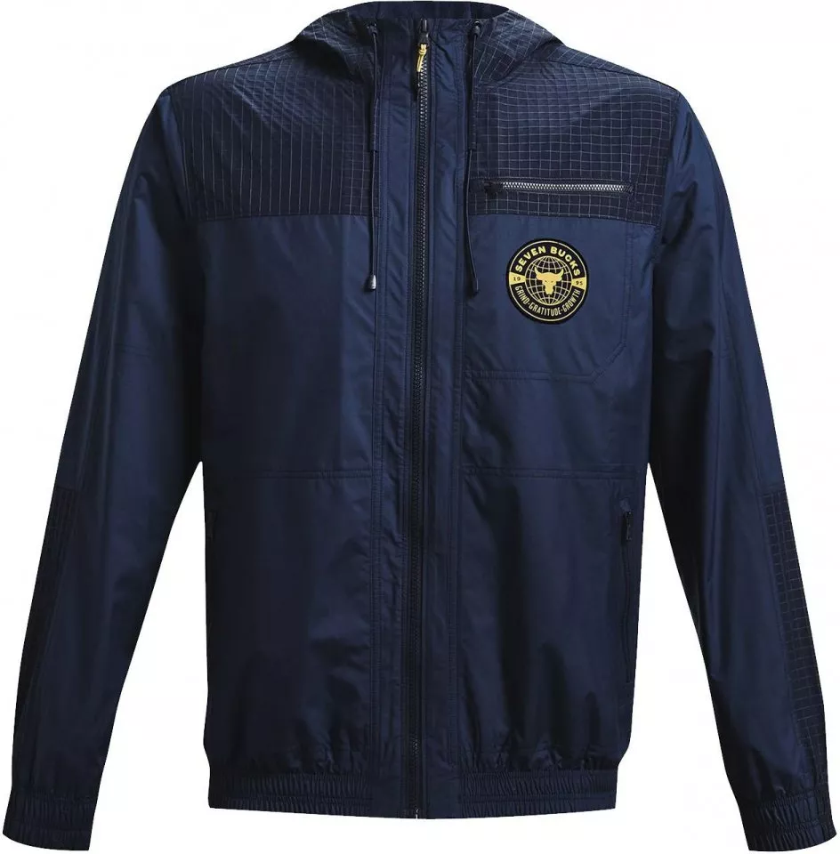 Hooded jacket Under Armour UA Pjt Rock Q1 Woven Layer-NVY