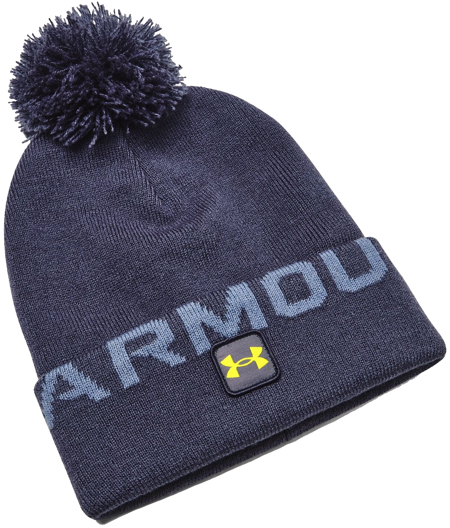 Hat Under Armour UA Halftime Fleece Pom-GRY