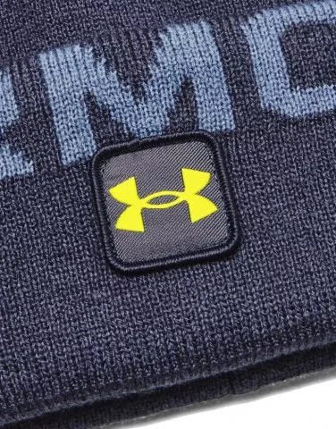 Hat Under Armour UA Halftime Fleece Pom-GRY