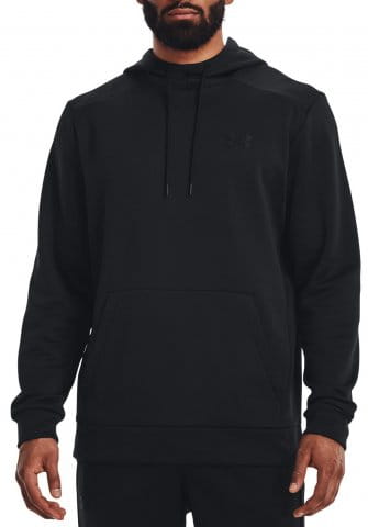 UA Armour Fleece Hoodie-BLK