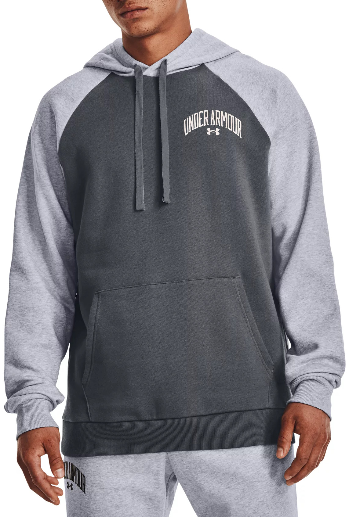 Hoodie Under Armour UA Rival WM Colorblock HD-GRY