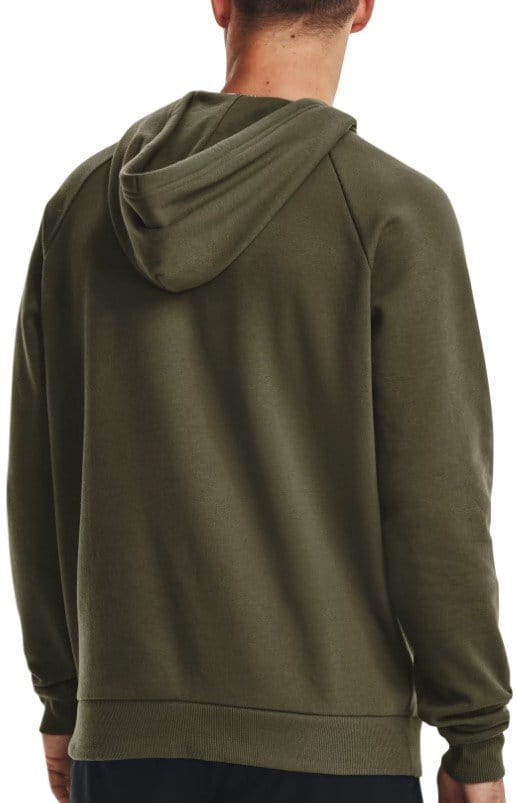 Hooded sweatshirt Under Armour UA Rival Fleece 1/2 Zip HD-GRN