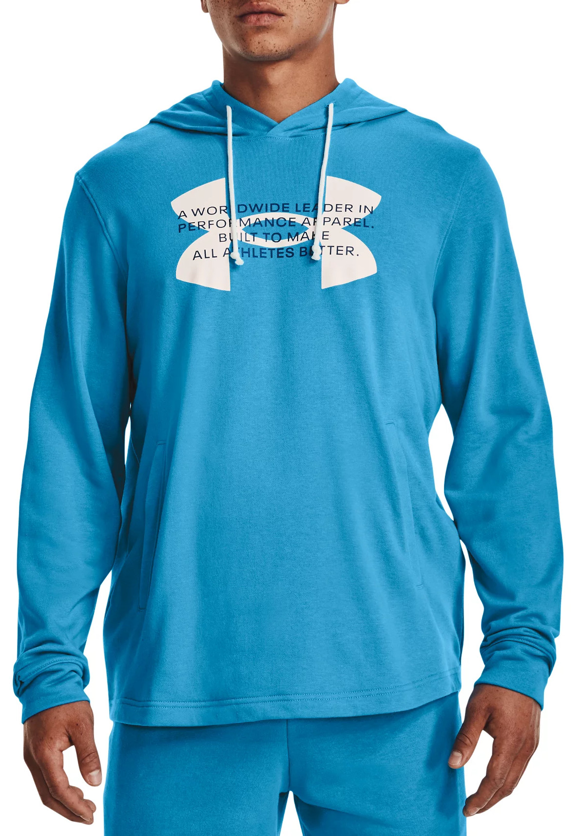Mikica s kapuco Under Armour UA Rival Terry Logo Hoodie-BLU