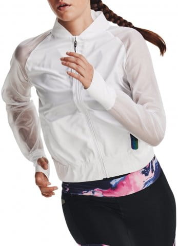 UA RUN ANYWHERE STORM JKT-WHT