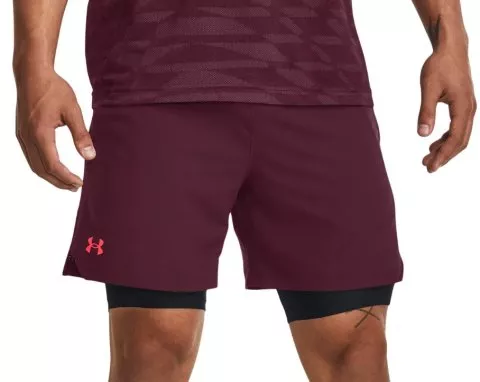 UA Vanish Woven 6in Shorts-MRN