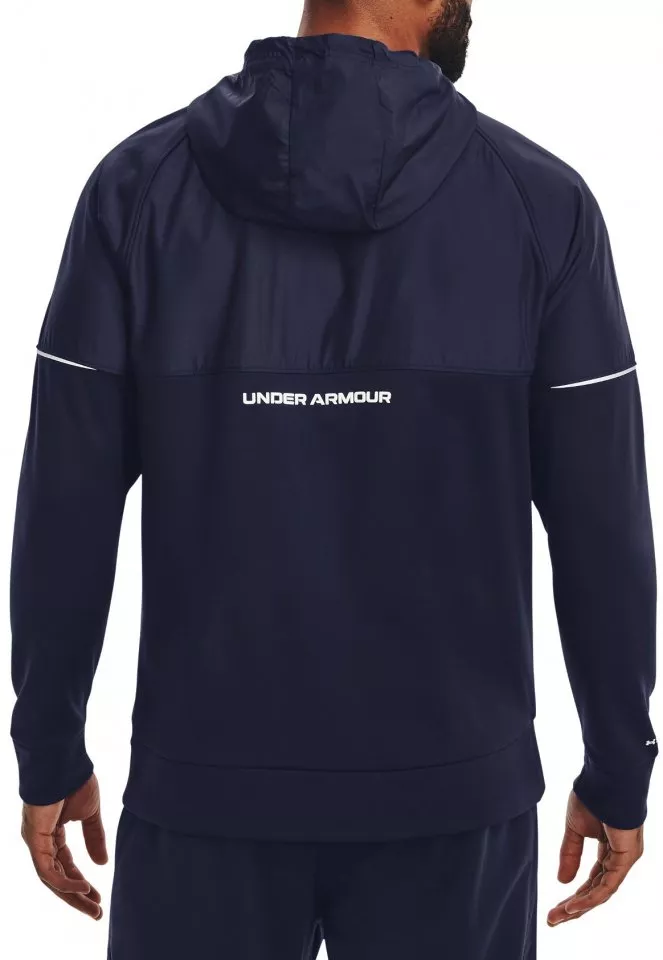 Φούτερ-Jacket με κουκούλα Under Armour UA AF Storm FZ Hoodie-NVY