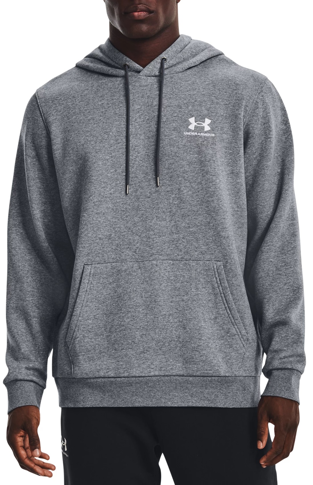 Under Armour UA Essential Fleece Hoodie-GRY Kapucnis melegítő felsők