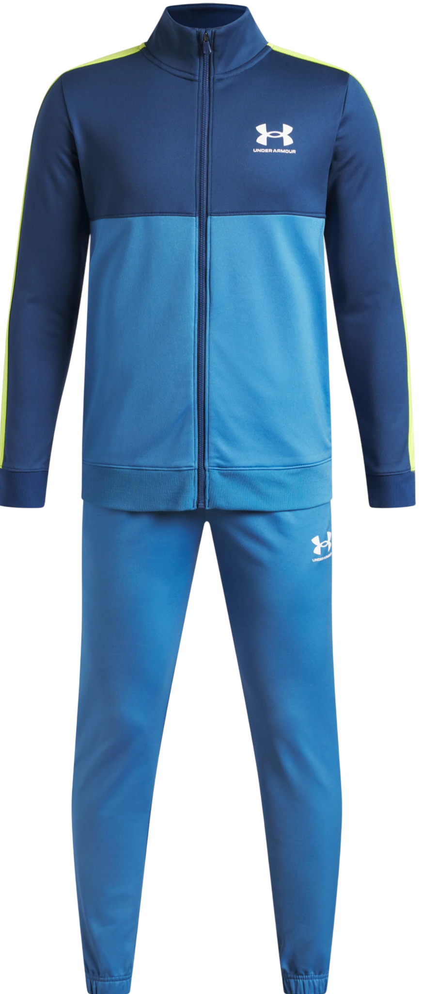 Under Armour Rival Knit Colorblock Set, YMD, Blauw