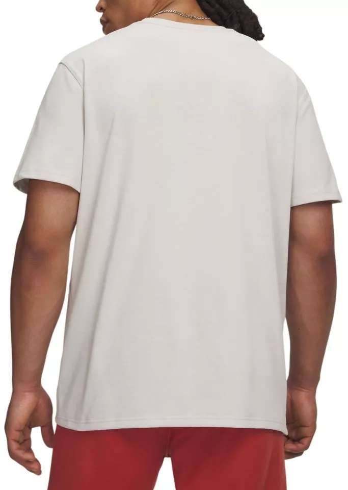 Tricou Under Armour UA M LOGO EMB HEAVYWEIGHT SS-WHT