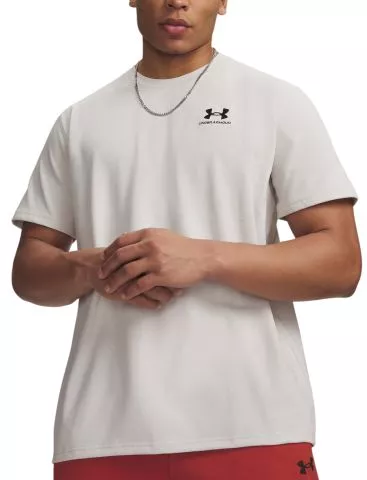 UA M LOGO EMB HEAVYWEIGHT SS-WHT