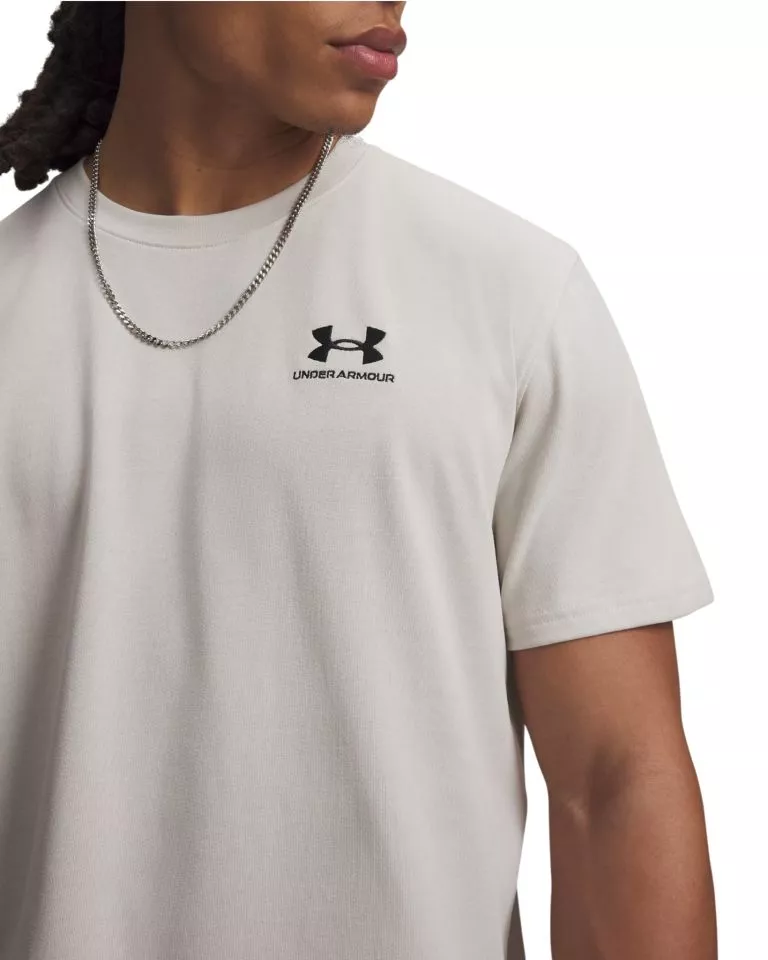 Tricou Under Armour UA M LOGO EMB HEAVYWEIGHT SS-WHT