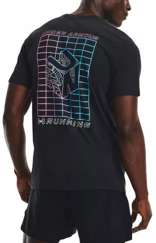 Under Armour UA RUN GRADIENT GRID SS-BLK Rövid ujjú póló