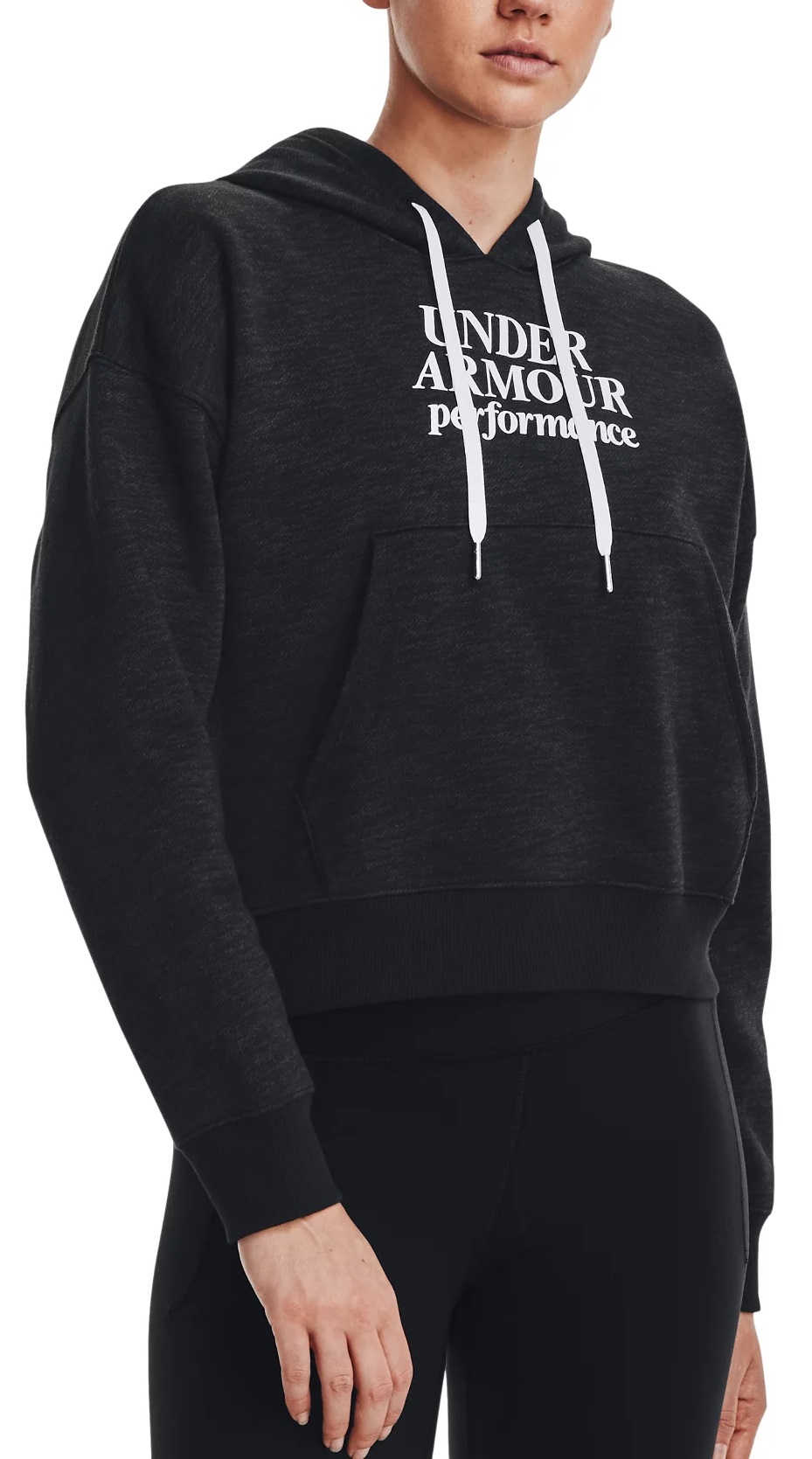 Hanorac cu gluga Under Armour Essential Script Hoodie