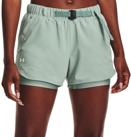 Under Armour Women's Qualifier Speed Pocket 2-in-1 Shorts - Black