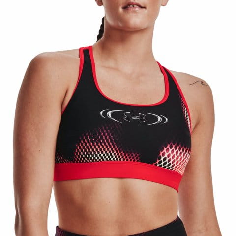 Under Armour HeatGear Armour padless mid support sports bra in