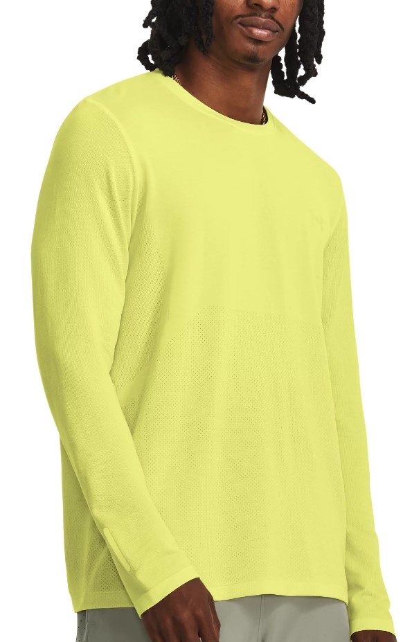 Long-sleeve T-shirt Under Armour UA SEAMLESS STRIDE LS-YLW