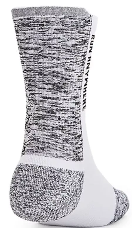 Calcetines Under Armour UA AD Run Cushion 1pk Mid-WHT