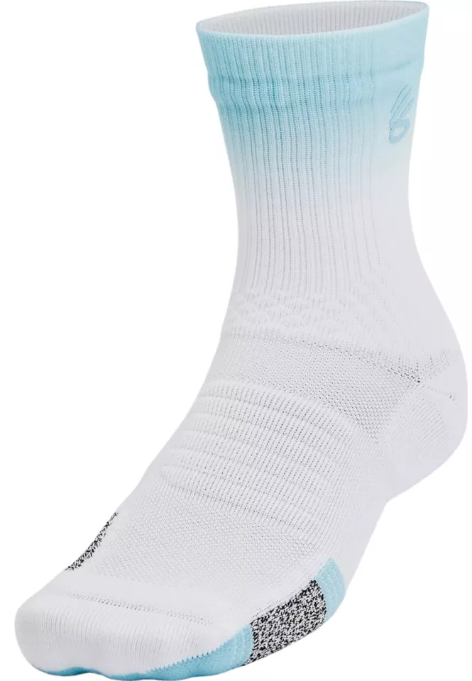 Strømper Under Armour Curry ArmourDry™ Playmaker Mid-Crew Socks