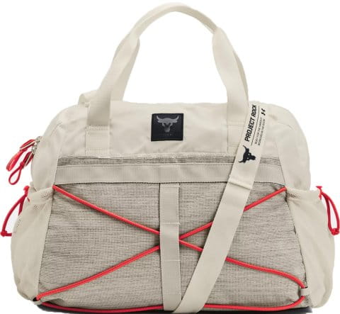 UA Project Rock Gym Bag S-WHT