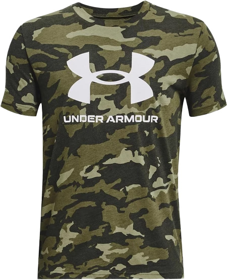 T-Shirt Under Armour UA SPORSTYLE LOGO AOP SS-GRN