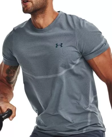 UA Rush Seamless Legacy SS-BLU