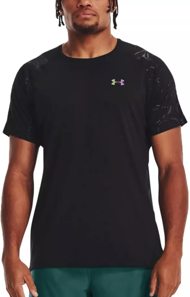 T-shirt Under Armour UA Rush Emboss SS-BLK