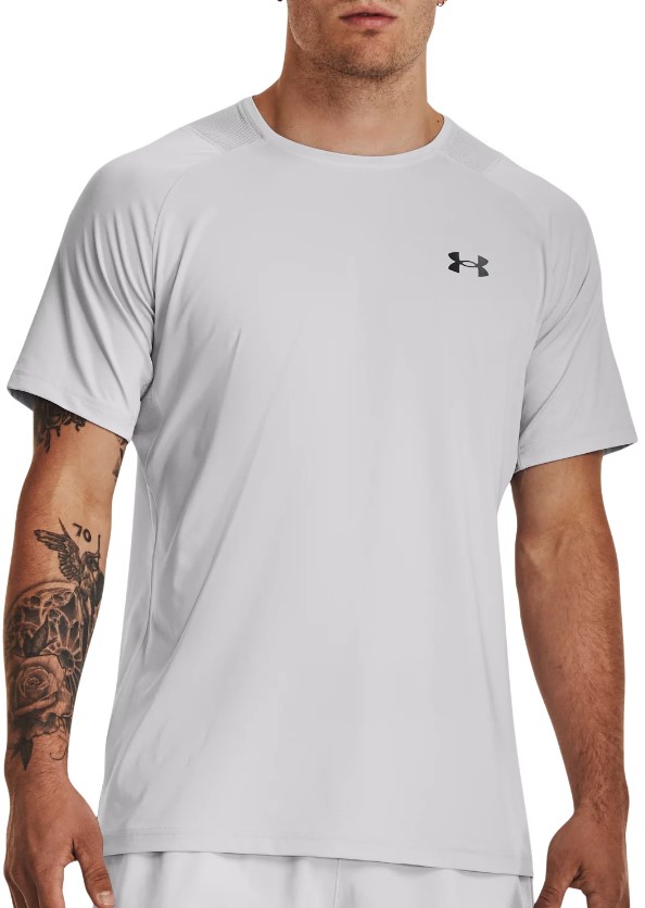 T-shirt Under Armour UA Rush Emboss SS-GRY