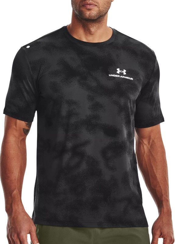 Under Armour UA Rush Energy Print SS-BLK Rövid ujjú póló