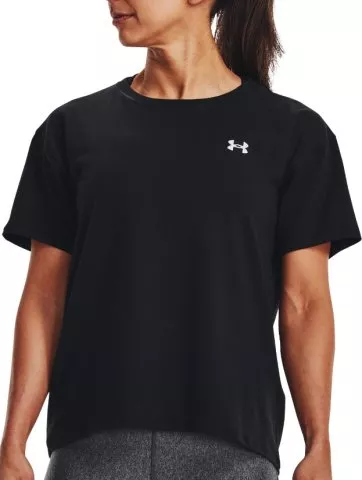 UA Esential Cttn Stretch Tee-BLK