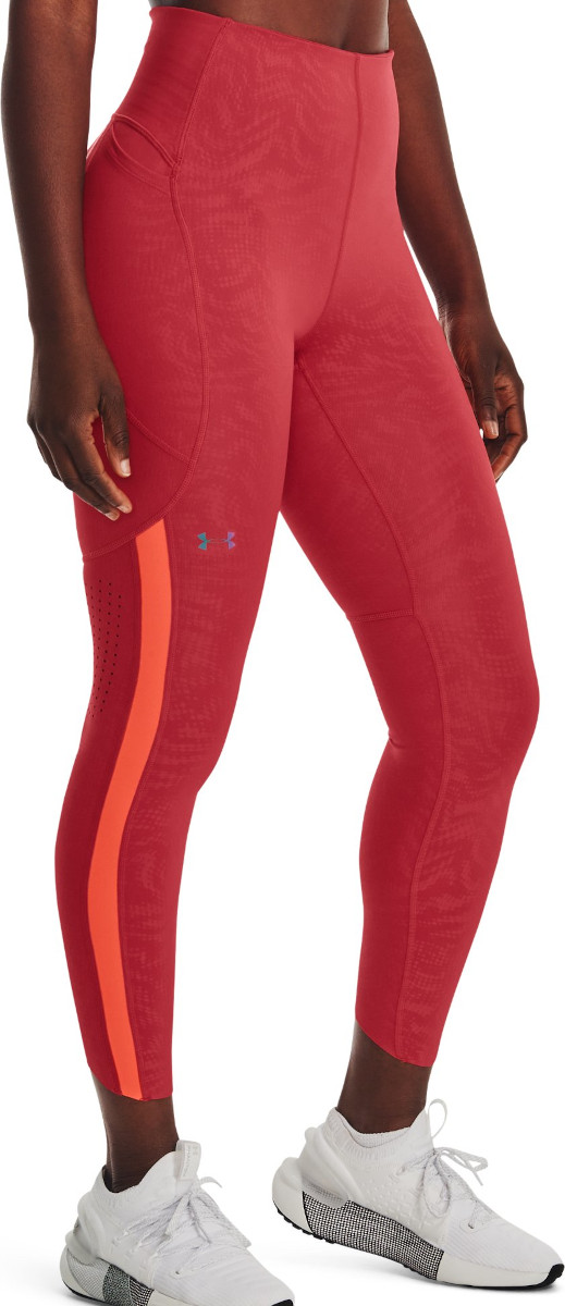 Black Under Armour Emboss All Over Print Tights