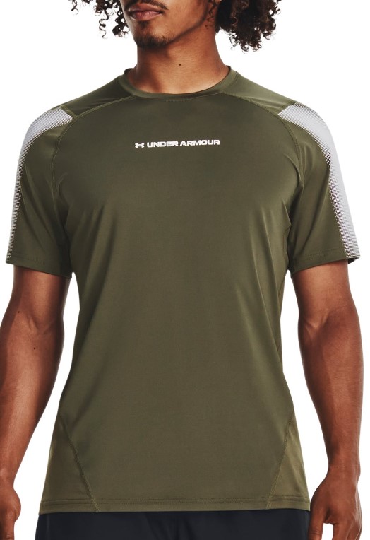 Camiseta Under UA HG Armour Nov Fitted SS-GRN