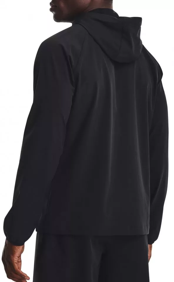 Tee-shirt à manches longues Under Armour UA Stretch Woven Windbreaker-BLK