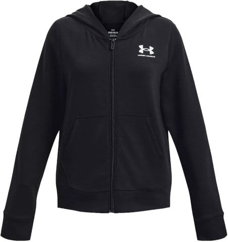 UA Rival Terry FZ Hoodie-BLK