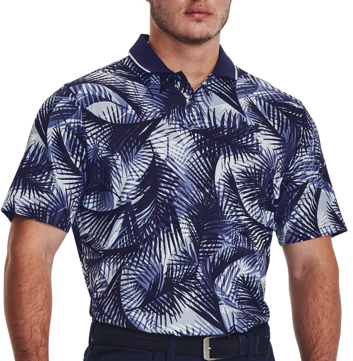 Pánské volnočasové tričko s krátkým rukávem Under Armour Iso-Chill Graphic Palm Polo