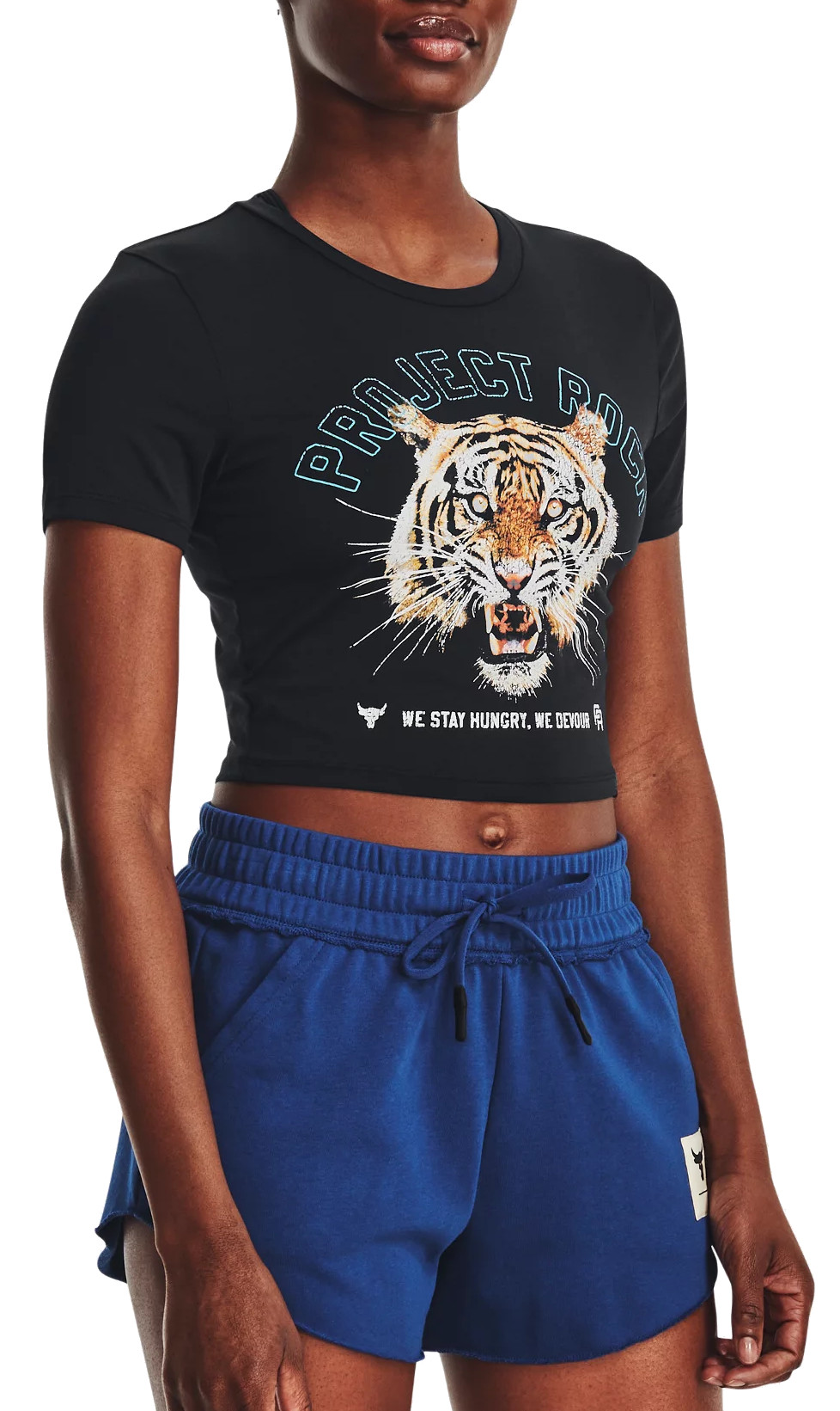 T-Shirt Under Armour Pjt Rck Stay Hungry Crop