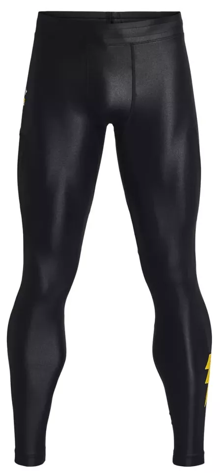 Under Armour Leggings Project Rock Iso-Chill para hombre, color negro