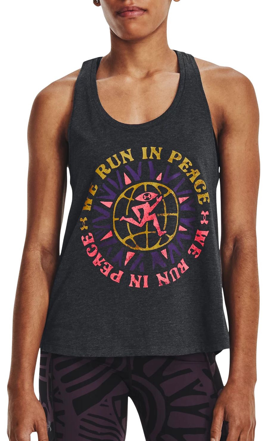 Majica brez rokavov Under Armour UA Run In Peace Tank