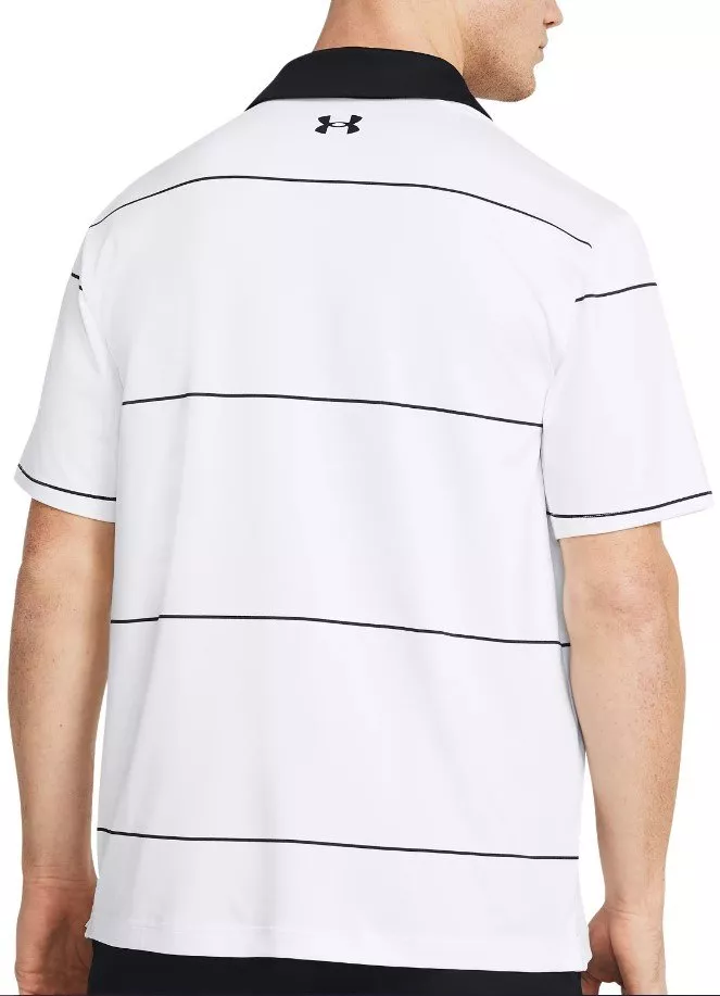Tee-shirt Under Armour UA Playoff 3.0 Stripe Polo-WHT