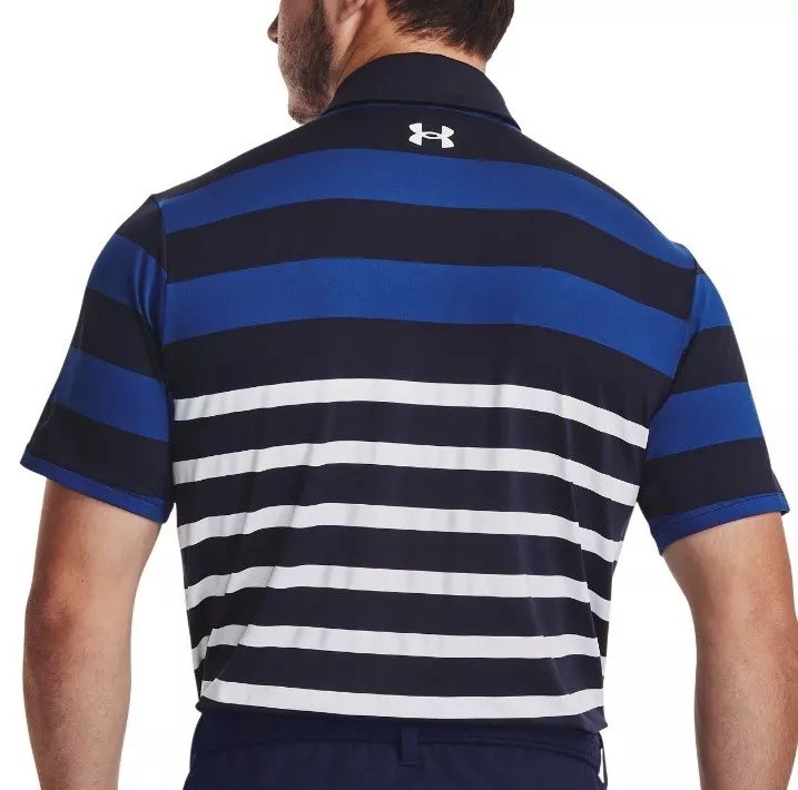 Tee-shirt Under Armour UA Playoff 3.0 Stripe Polo-NVY