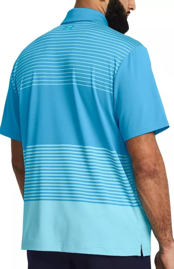 T-paita Under Armour UA Playoff 3.0 Stripe Polo-BLU