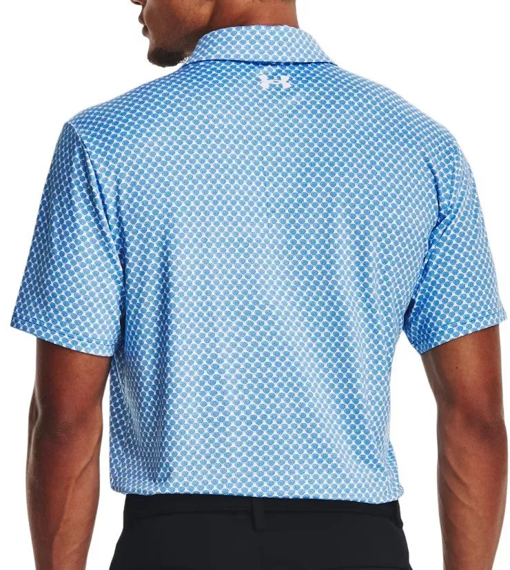 Polo shirt Under Armour UA Playoff 3.0 Printed Polo-WHT